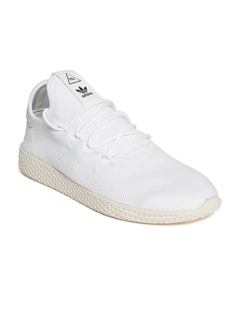 

ADIDAS Originals Men White Pharrell Williams Tennis HU Sneakers