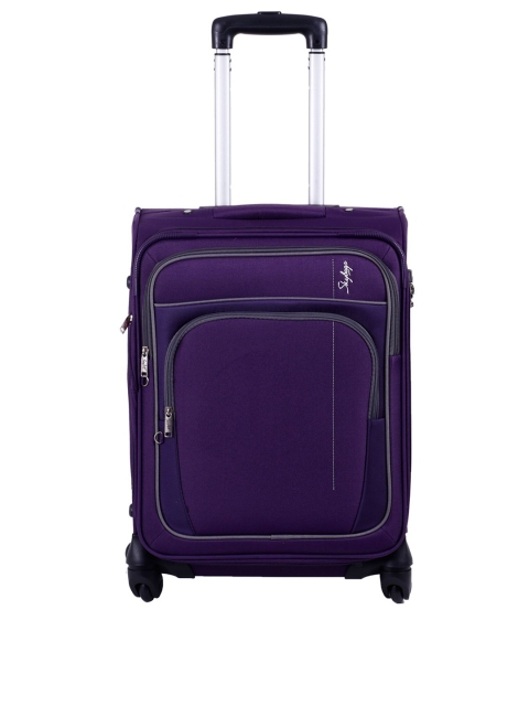 

Skybags GRAND 4W EXP STROLLY 55 Purple Cabin Trolley Suitcase
