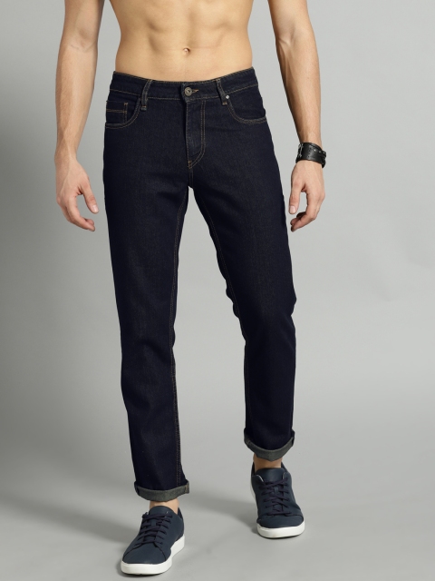 

Roadster Men Navy Blue Slim Fit Mid-Rise Clean Look Jeans