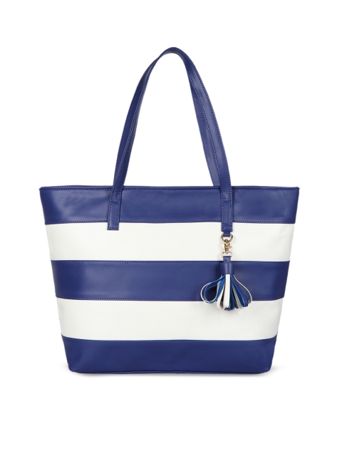 

Berrypeckers Blue & White Striped Tote Bag