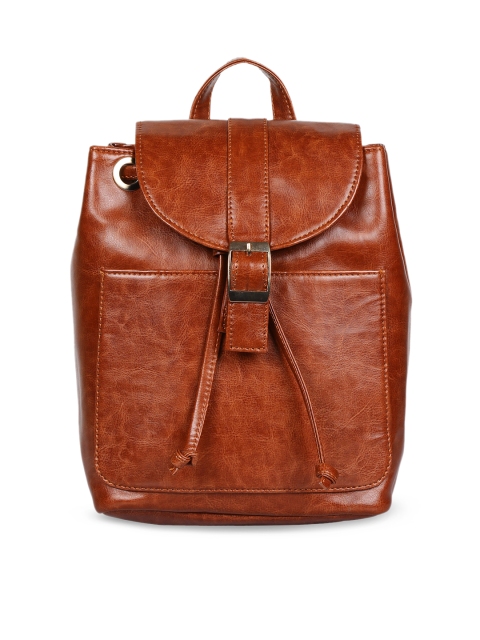 

Berrypeckers Women Tan Solid Backpack