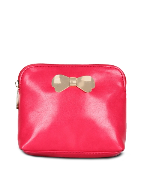 

Berrypeckers Pink Solid Clutch