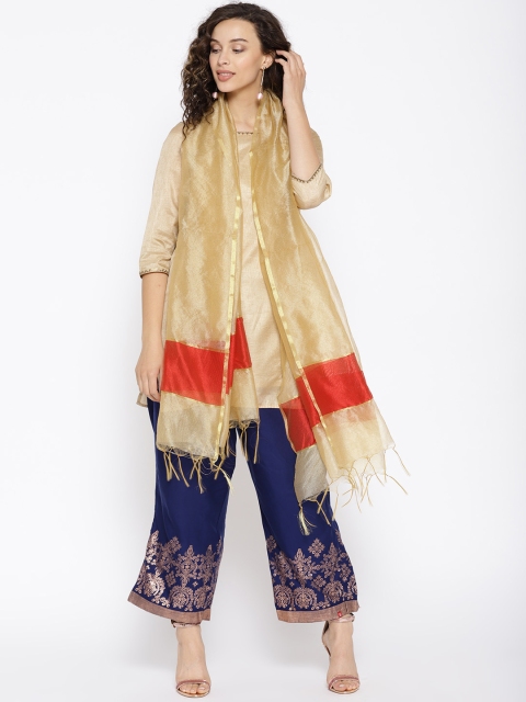 

Biba Beige & Red Woven Design Dupatta