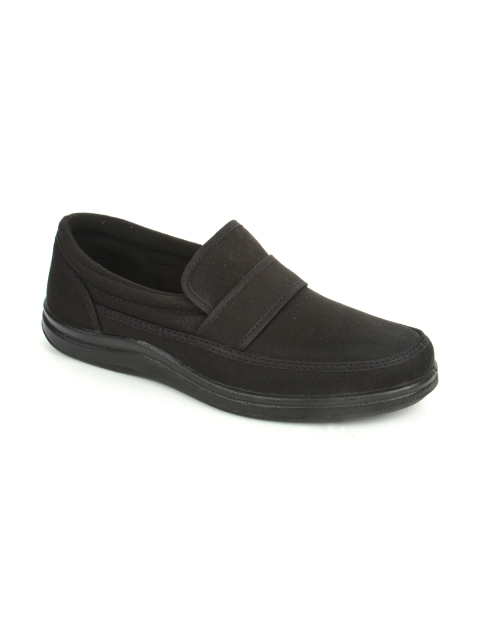 

Gliders Men Black Slip-On Sneakers