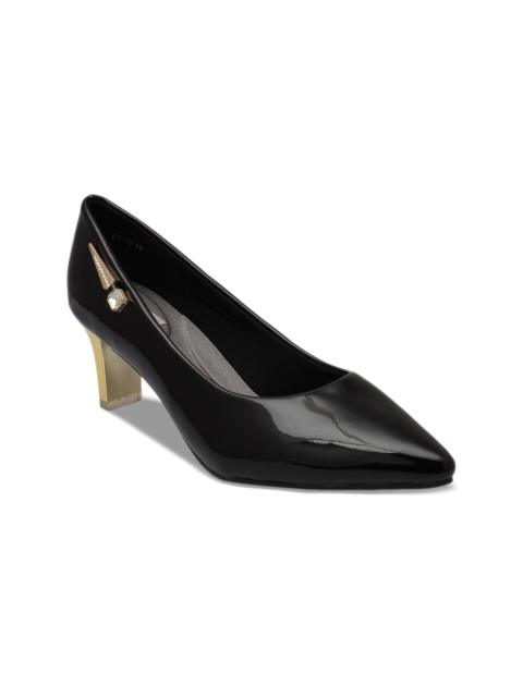 

pelle albero Women Black Solid Pumps