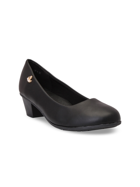 

pelle albero Women Black Solid Pumps