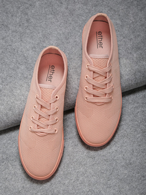 

ether Women Peach-Coloured Sneakers