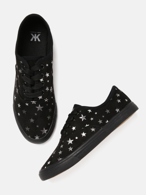 

Kook N Keech Women Black Sneakers