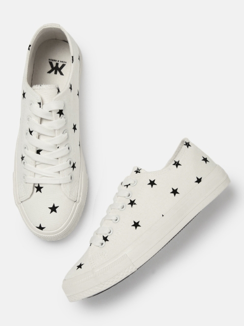 

Kook N Keech Women White Sneakers