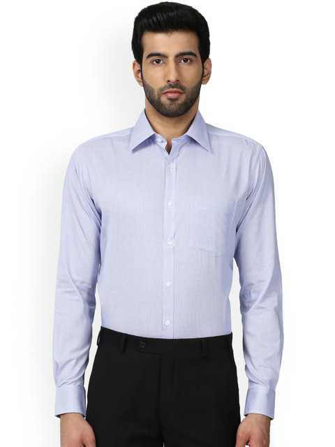 

Park Avenue Men Blue Slim Fit Printed Formal Shirt