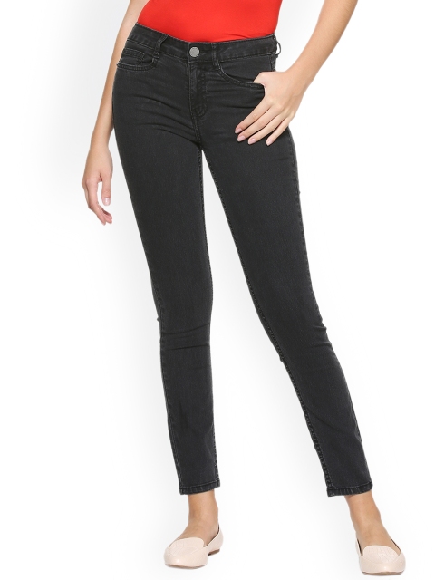 

Van Heusen Woman Black Slim Fit Mid-Rise Clean Look Jeans