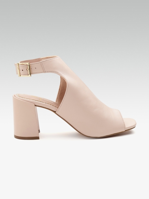 

Carlton London Women Pink Leather Solid Heels