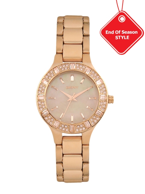

DKNY Women Copper-Toned Dial Watch NY8486