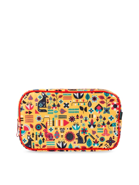 

Chumbak Multicoloured Set of 2 Printed Cosmetic Pouches, Multi
