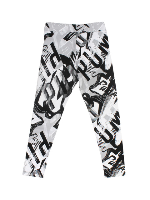 

Puma Girls Black & Grey Printed Style Leggings