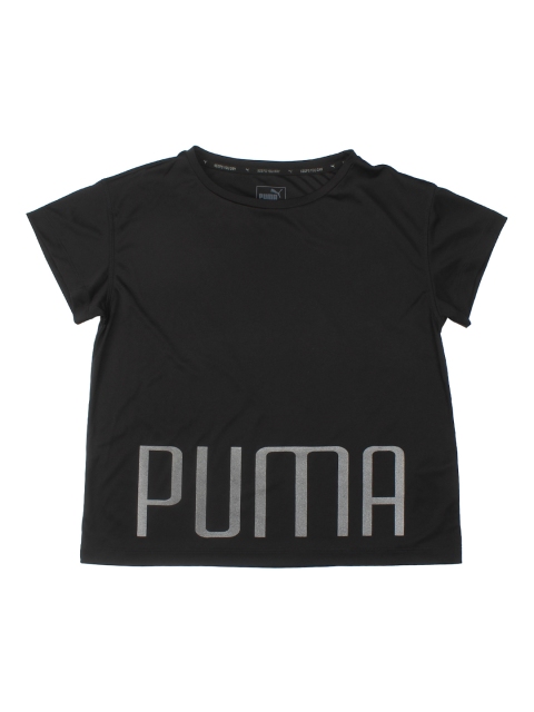 

Puma Girls Black Printed Polo Collar Explosive Tee G T-shirt