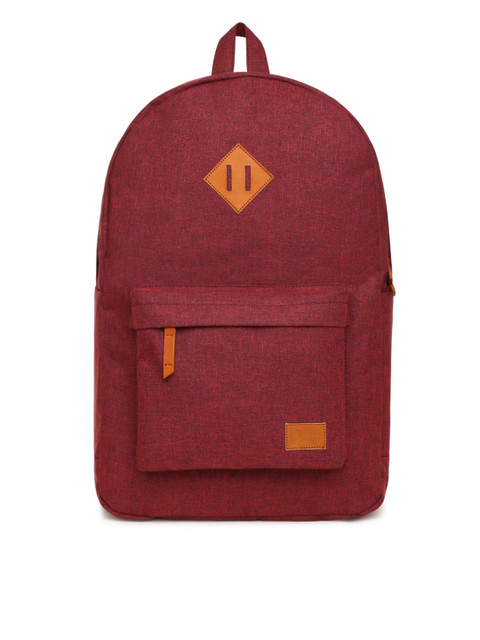 

Durapack Unisex Maroon Solid Backpack