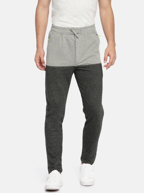 

Sports52 wear Men Charcoal Grey Solid Track Pants