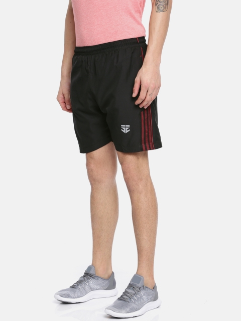 

Sports52 wear Men Black Solid Sports Shorts