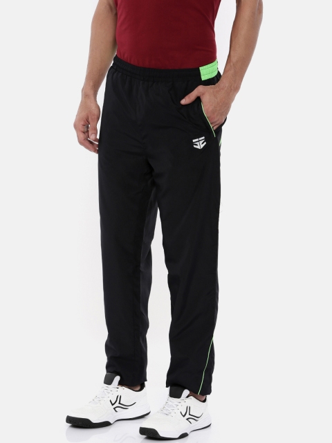 

Sports52 wear Black Solid Track pants