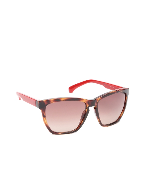 

Calvin Klein Jeans Unisex Square Sunglasses CKJ 757 239 57 S, Brown