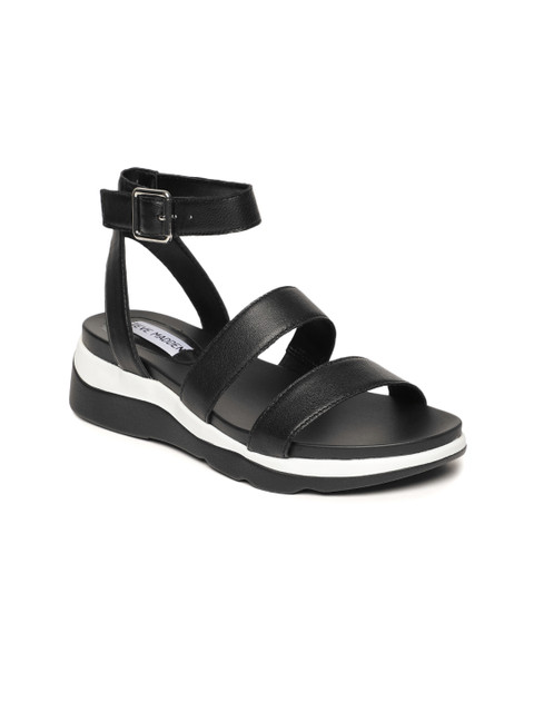 

Steve Madden Women Black Comfort Heels