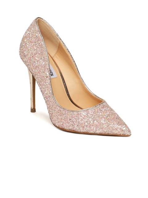 

Steve Madden Women Rose Gold Embellished Pumps