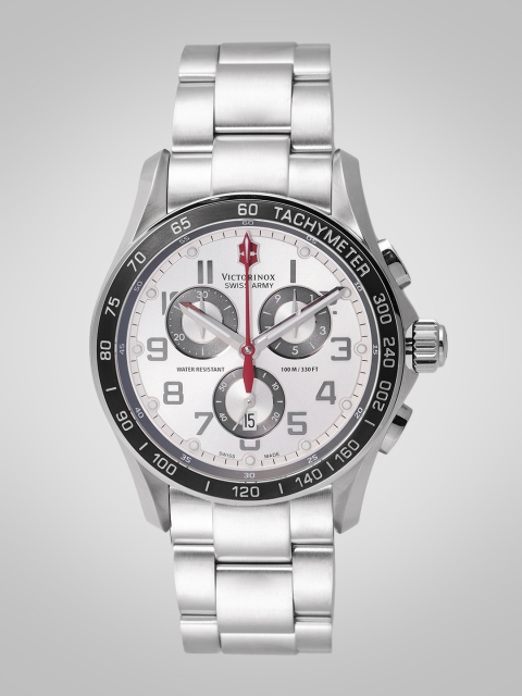 

Victorinox Men Silver-Toned Analogue Watch 241445