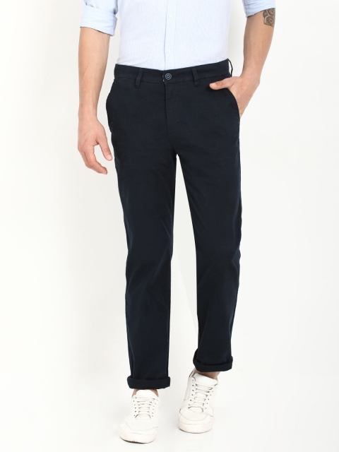 

Crocodile Navy Blue Slim Fit Chinos