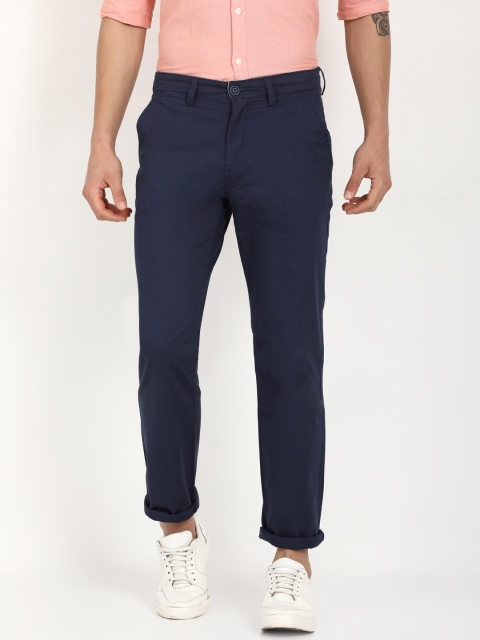 

Crocodile Navy Blue Slim Fit Chino