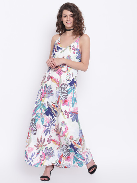 

ONLY Women White Printed Maxi Dress