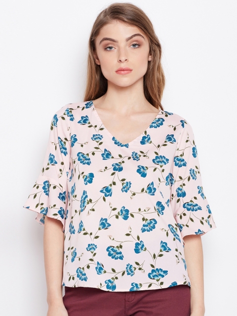 

Oxolloxo Women Pink Printed A-Line Top