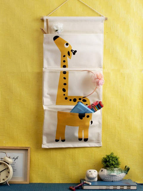 

Cortina Off White & Yellow Printed Water Resistant Handbag Organiser
