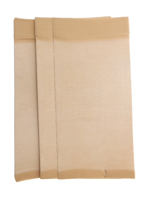 

Pink Flamingo Women Pack of 3 Solid Shoeliners, Beige