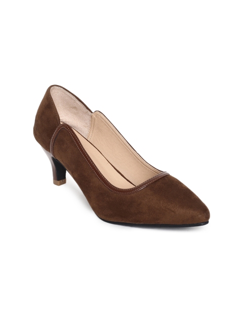 

CODE by Lifestyle Women Brown Solid Pumps