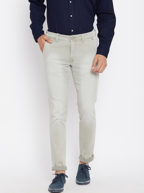 

Blackberrys Men Grey Regular Fit Mid-Rise Clean Look Stretchable Jeans