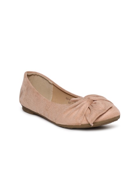 

Ginger by Lifestyle Women Pink Solid Synthetic Ballerinas
