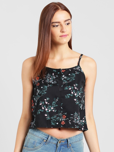 

Trend Arrest Women Black Printed Top