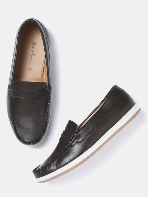 

Mast & Harbour Men Coffee Brown Slip-Ons