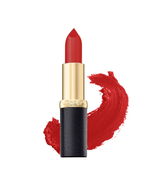 

LOreal Paris Color Riche Moist Matte Lipstick - Flaming Kiss 215 3.7gm, Red