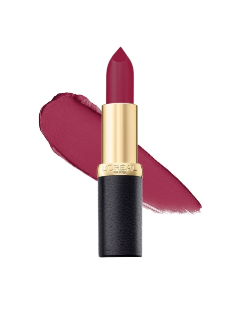 

LOreal Paris Color Riche Moist Matte Lipstick Pure Garnet 263, Red