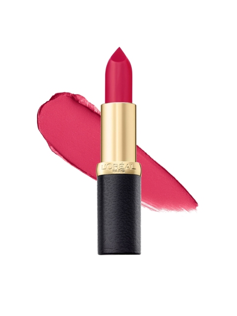 

LOreal Paris Color Riche Moist Matte Lipstick - Raspberry Syrup 214 3.7 g, Red