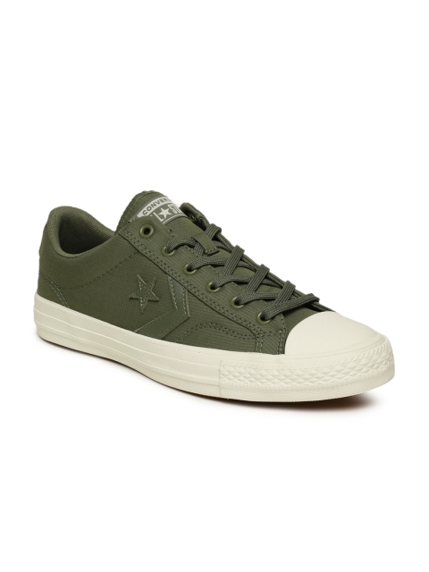 

Converse Unisex Olive Green Sneakers