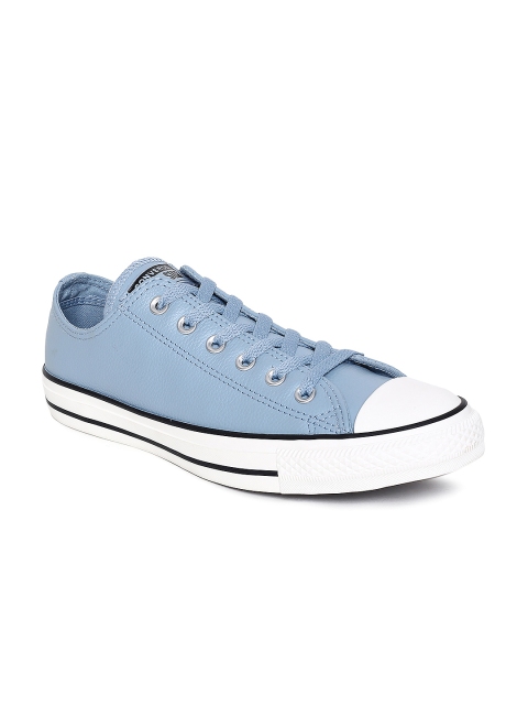 

Converse Unisex Blue Leather Sneakers