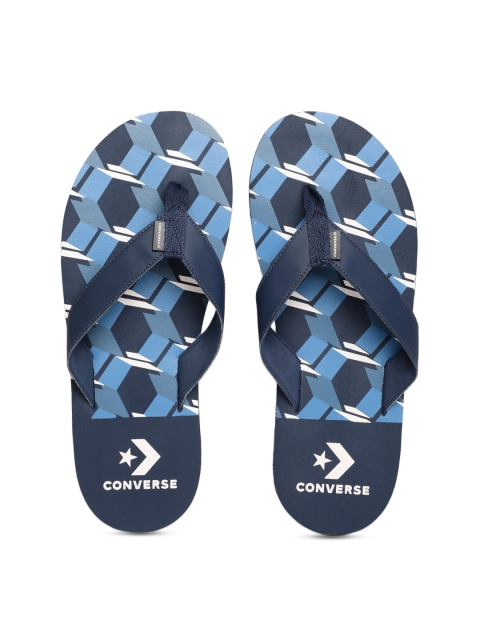 

Converse Men Navy Blue Printed Thong Flip-Flops