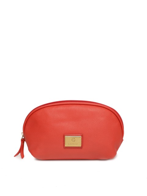 

Caprese Orange Solid Clutch