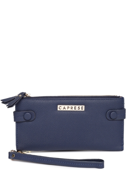 

Caprese Women Blue Solid BRENDA Two Fold Wallet