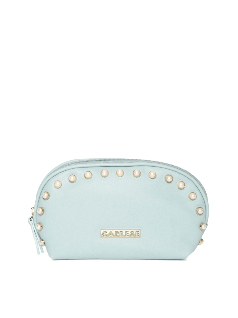 

Caprese Women Blue Embellished Cosmetic Pouch
