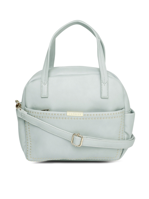

Caprese Grey Studded Daisy Handheld Bag