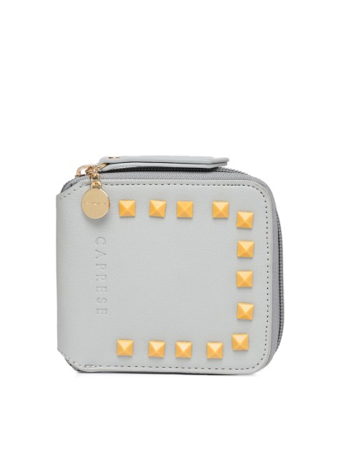 

Caprese Women Blue LOLA Solid Zip Around Wallet
